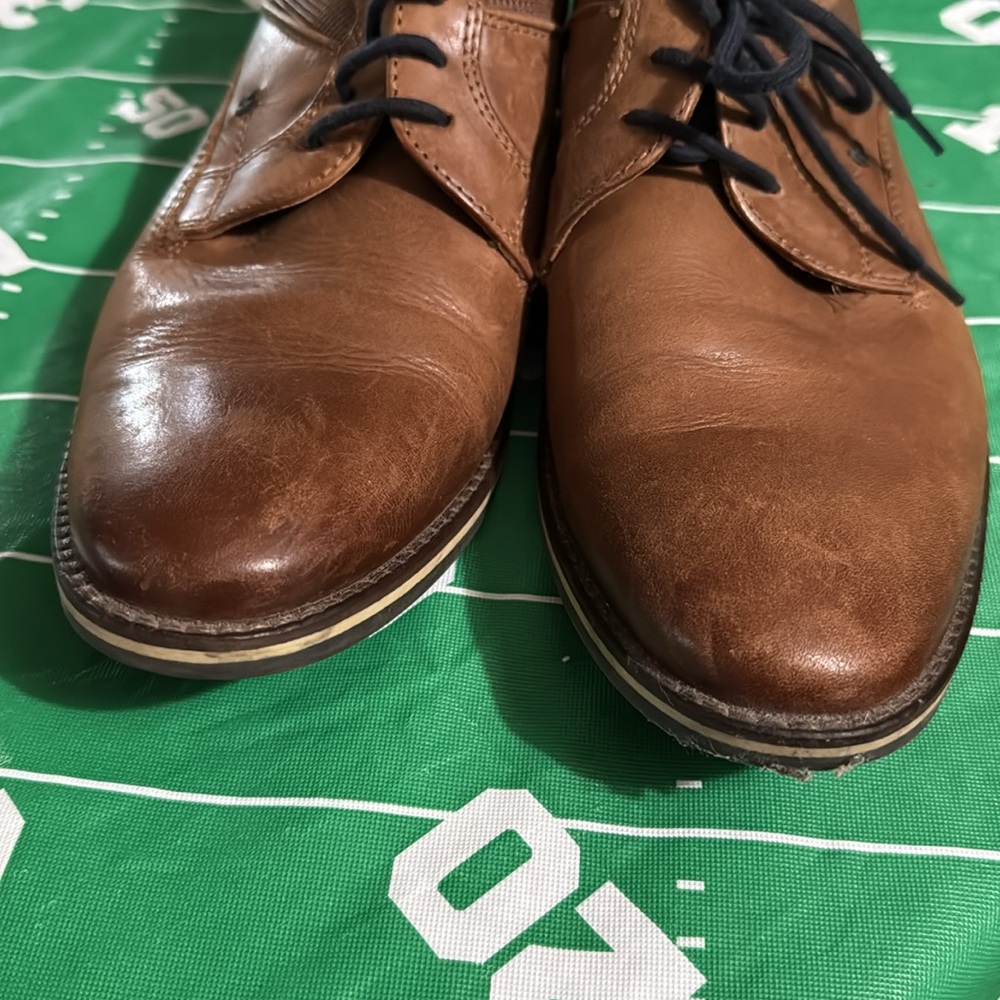 Restoration capped toe Oxford, 9-1/2, brown. - Picture 4 of 6